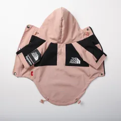 Windproof And Rainproof Large Dog Raincoat Pet Shell Jacket - Pink Shell Jacket - View 1