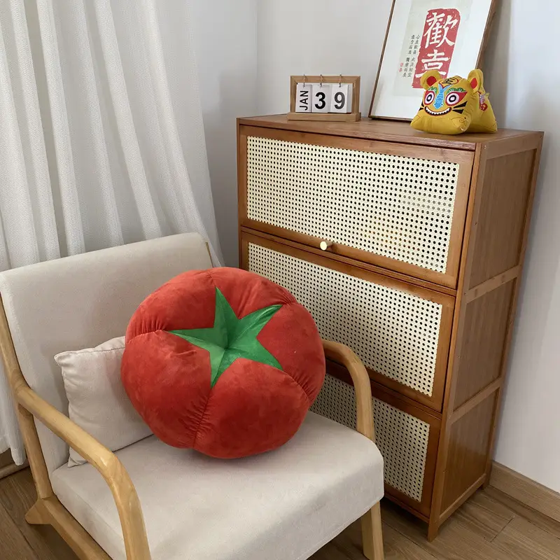 Modern Minimalist Thick Round Tomato Tomato Pillow