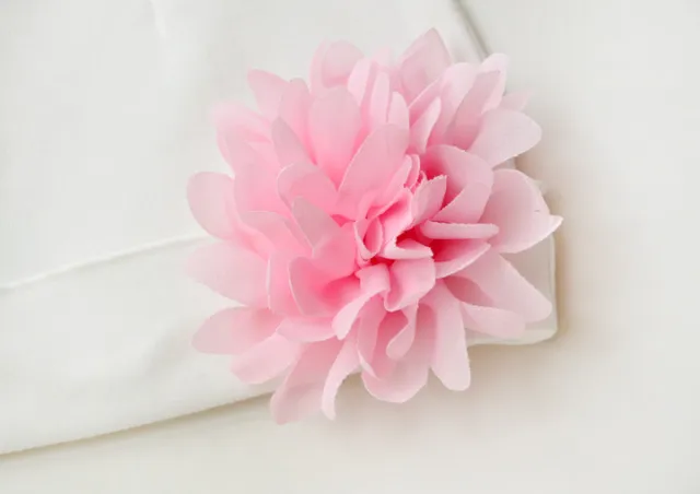 Super Beautiful Large Flower Knitted Girls' Baby Hat Small Flower White - Shop at LoveMi