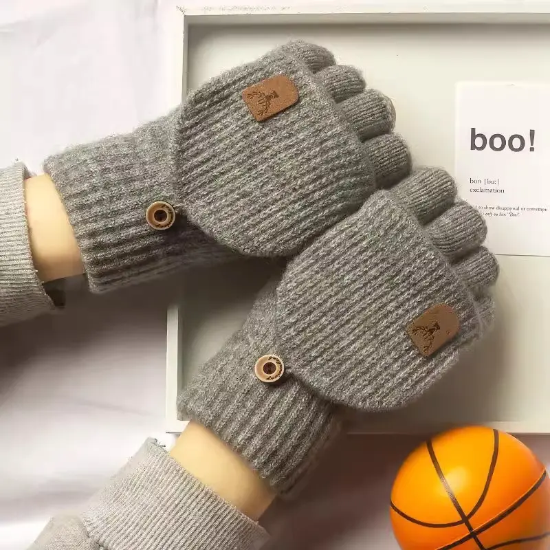 Half Finger Gloves Couple Autumn And Winter
