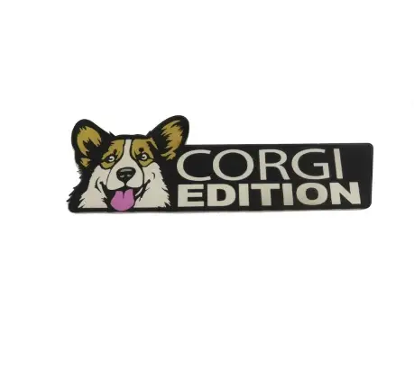 Acrylic Dog Car Badge Laser Cutting