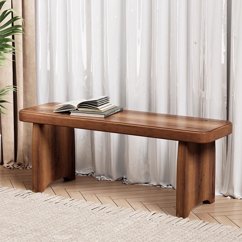 Outdoor Patiobalcony Anti-corrosion Wood Shoe-changing Bench