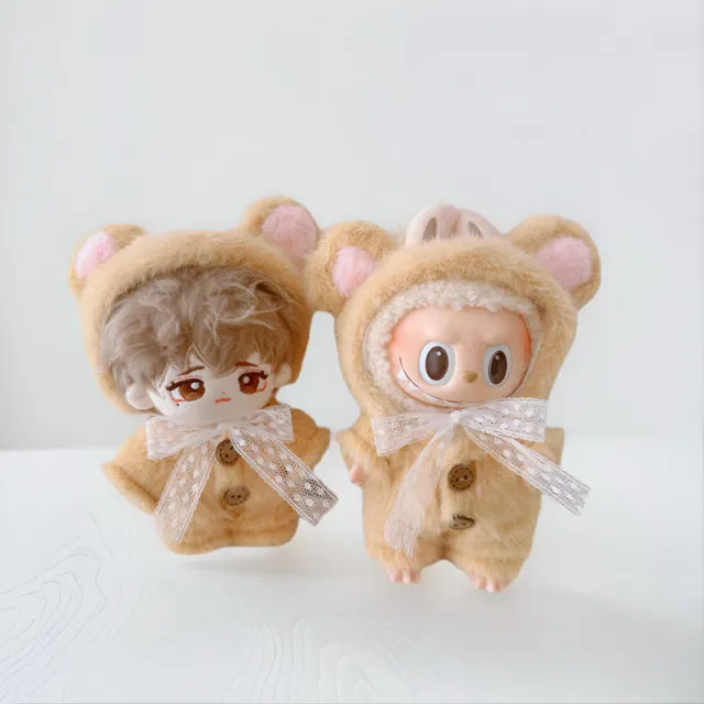 Doll Clothes Cotton Jumpsuit Hat Suit Bear - Shop at LoveMi