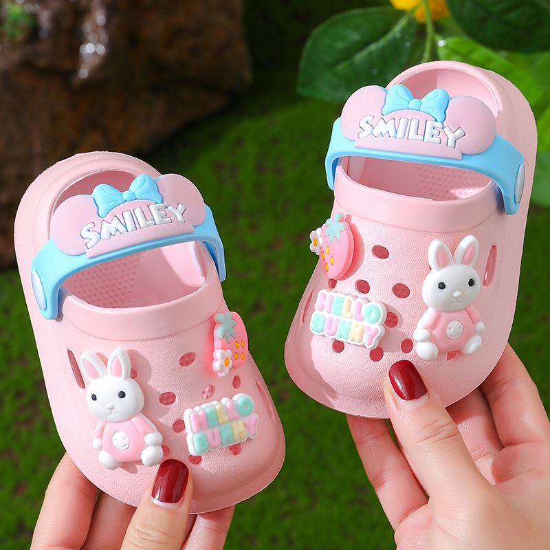 Children's Slippers Summer Cute Outdoor Soft Bottom Non-slip Boys And Girls Sandals Infant Kid Baby Hole Shoes — foto 6