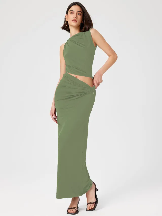 Solid Color Slim Fit Comfortable Fashion Suit Yellow Green - Shop at LoveMi