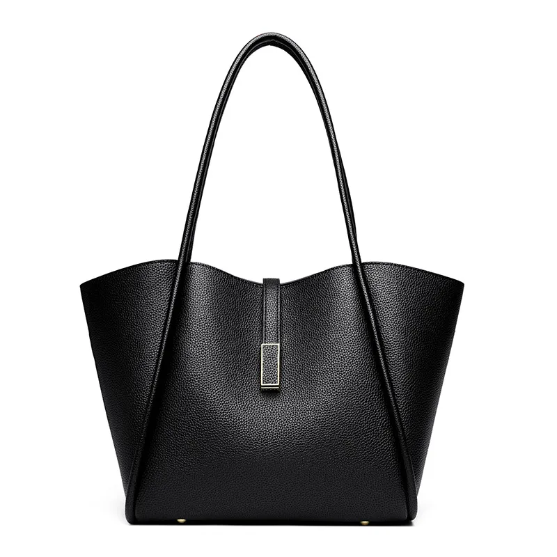 New Simple Large Capacity Totes Women - Black
