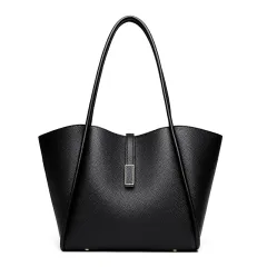 New Simple Large Capacity Totes Women - Black - View 1
