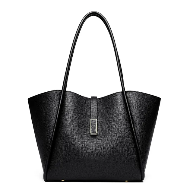 New Simple Large Capacity Totes Women Black - Shop at LoveMi