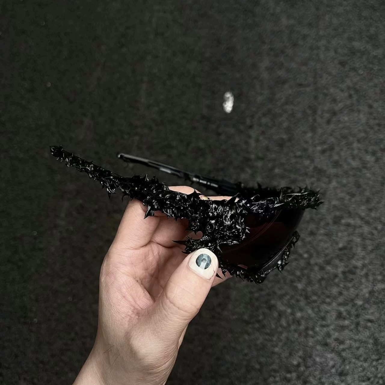 New European And American-style Personalized Resin Soft-temple Sunglasses