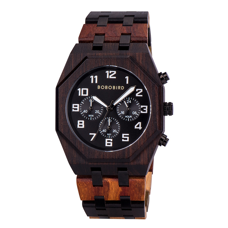 Wooden Watch T92 Quartz Decoration 2