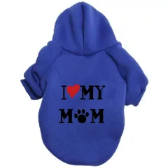 Large, Medium And Small Dogs Pet Sweater Pet Clothing Clothing - Love Mm Black Label Blue - View 1