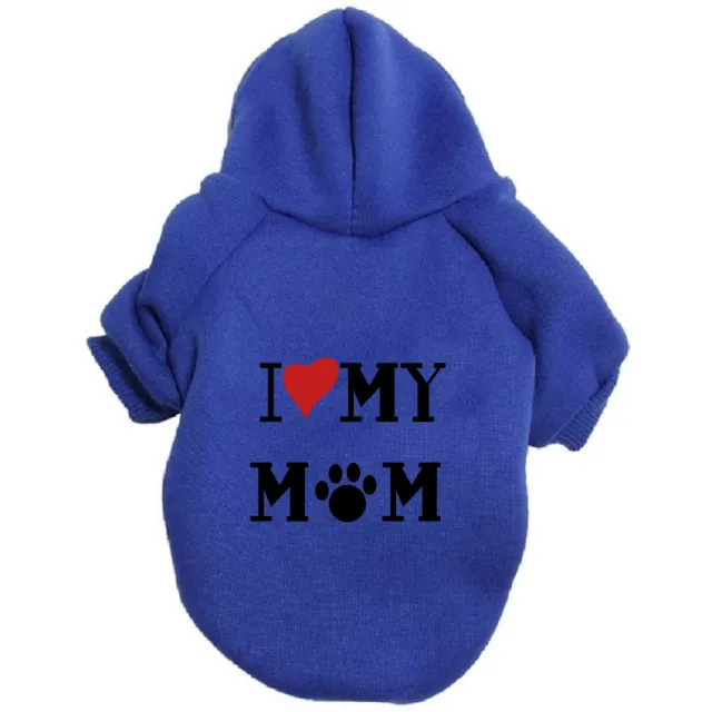 Large, Medium And Small Dogs Pet Sweater Pet Clothing Clothing Love Mm Black Label Blue - Shop at LoveMi