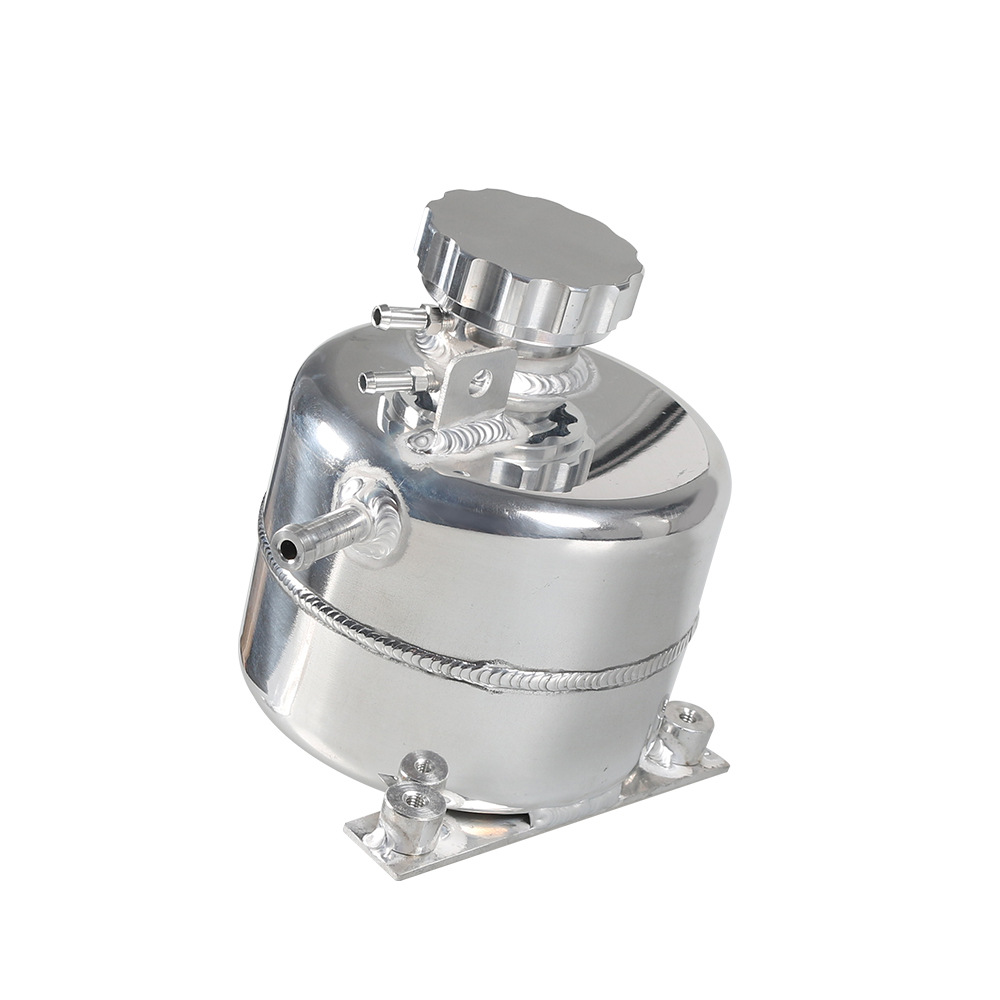 Car Modification Aluminum Alloy Polishing Flush Pot Coolant Tank Kettle