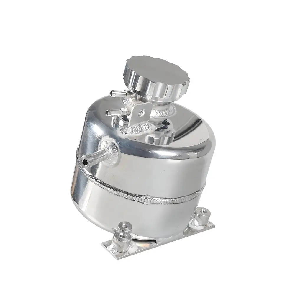 Car Modification Aluminum Alloy Polishing Flush Pot Coolant Tank Kettle