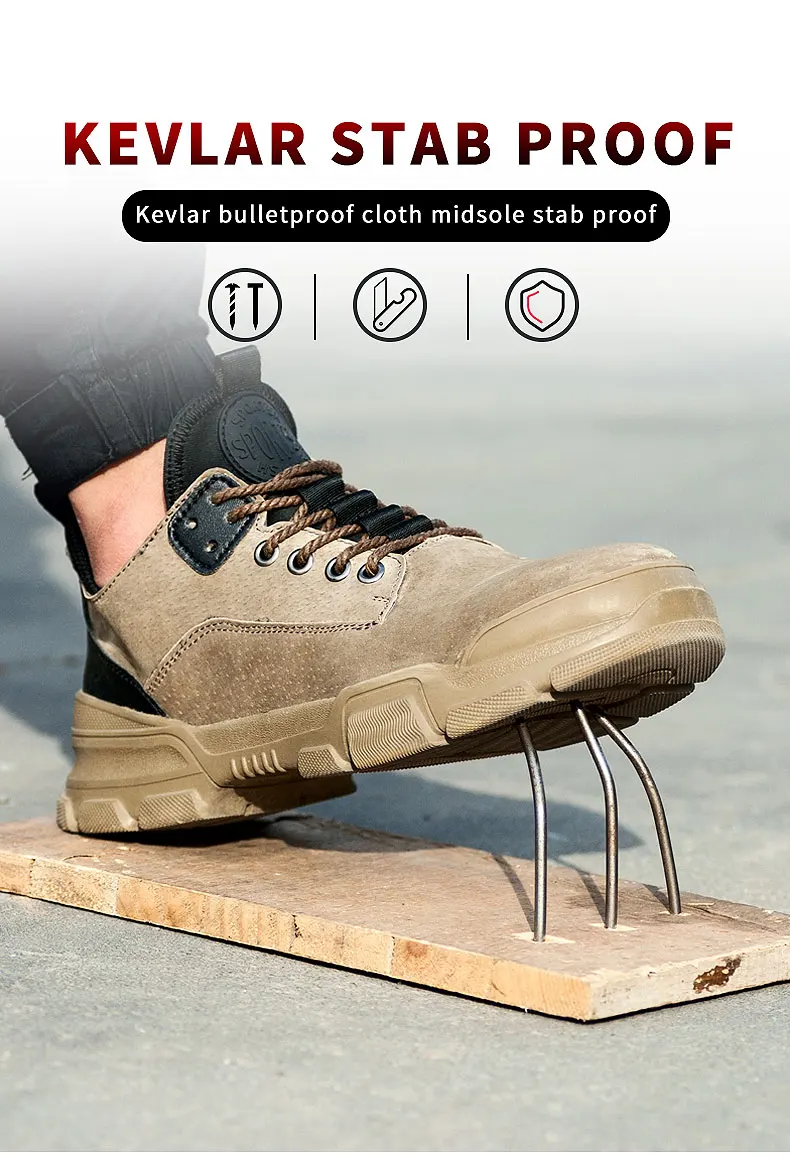 Title 7, Casual soft low-top wear-resistant work safety ...