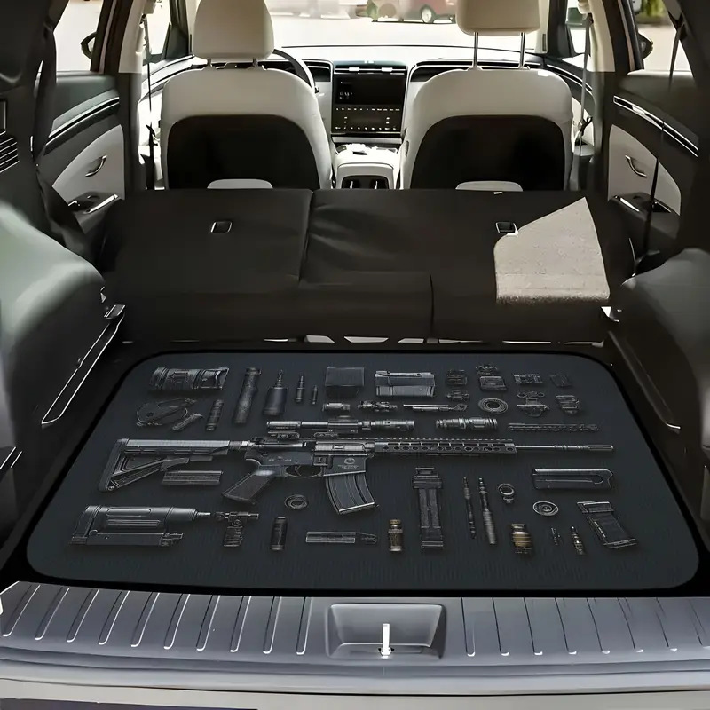 American-style Vintage Car Trunk Mat 4