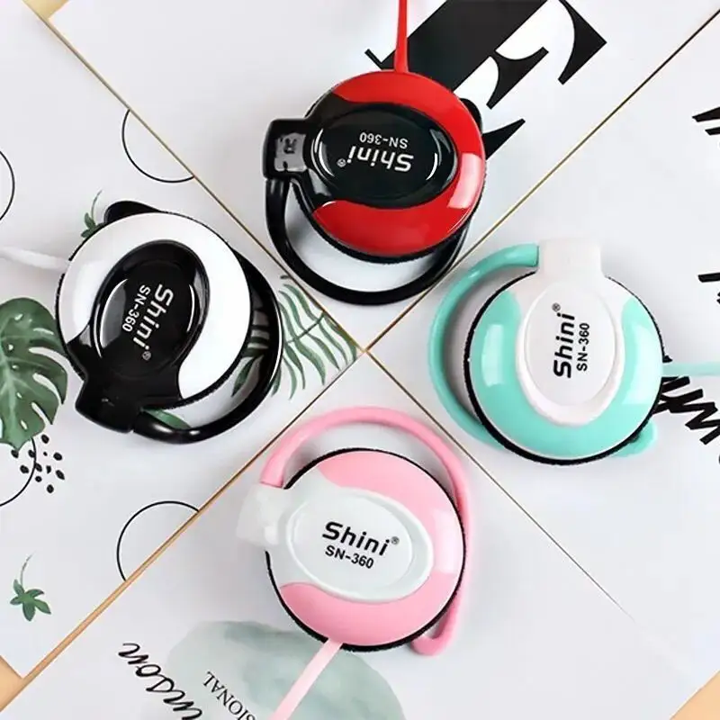 Ear Hook Earphones Monitoring Earphone Round Hole
