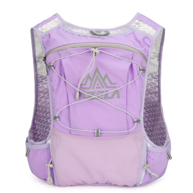 Spring And Summer Breathable Outdoor Backpack Hydration Vest Purple - Shop at LoveMi