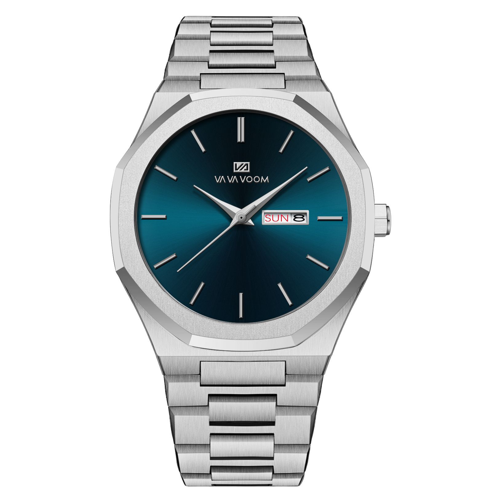 Business-Casual Steel-Chain Mens Watch