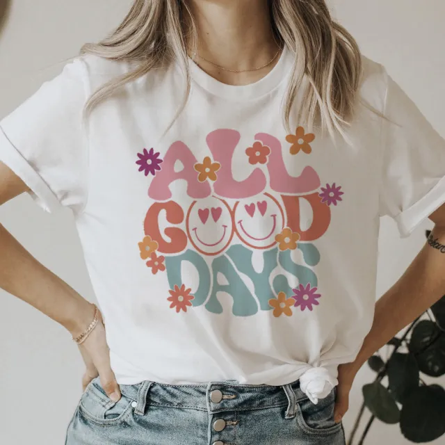Sweet Cute Letters T shirt Loose Round Neck 15 Style - Shop at LoveMi