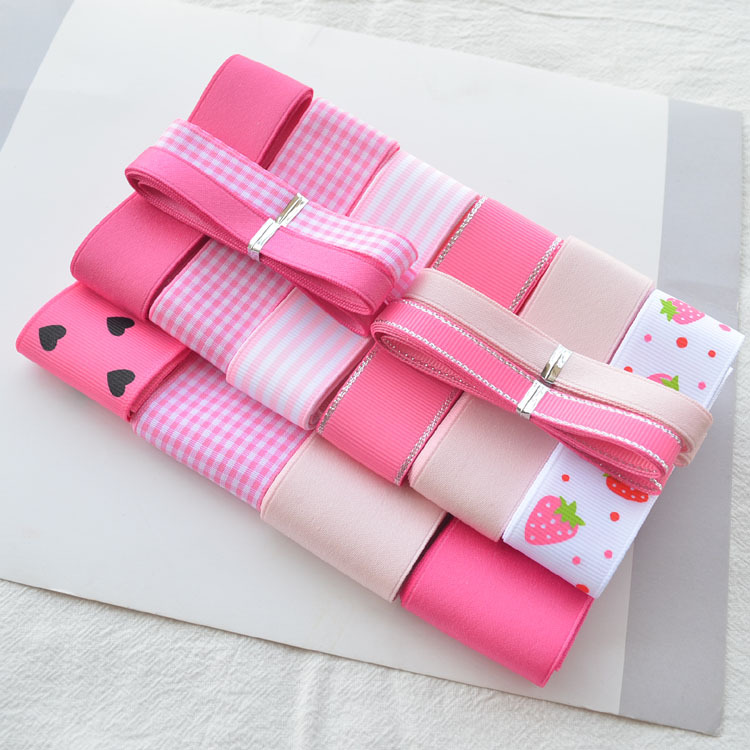 Rose Pink Cotton Tape 14 M