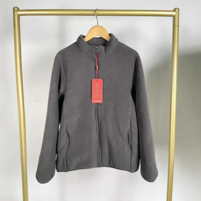 Thickened Western Style One piece Lamb Wool Coat Dark Gray - Shop at LoveMi