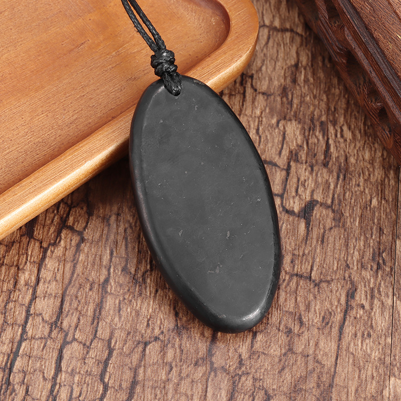 Natural Graphitoid New Olive Pendant