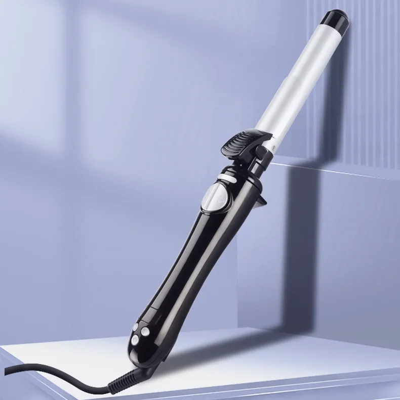 Automatic Hair Curler Large Roll Big Wave 25mm Electric Hair Curler Hair Curler - Black Silver European Standard