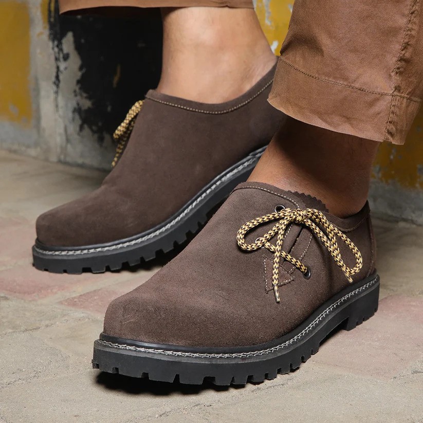 New European And American-style Round-toe Low-heeled Shoes