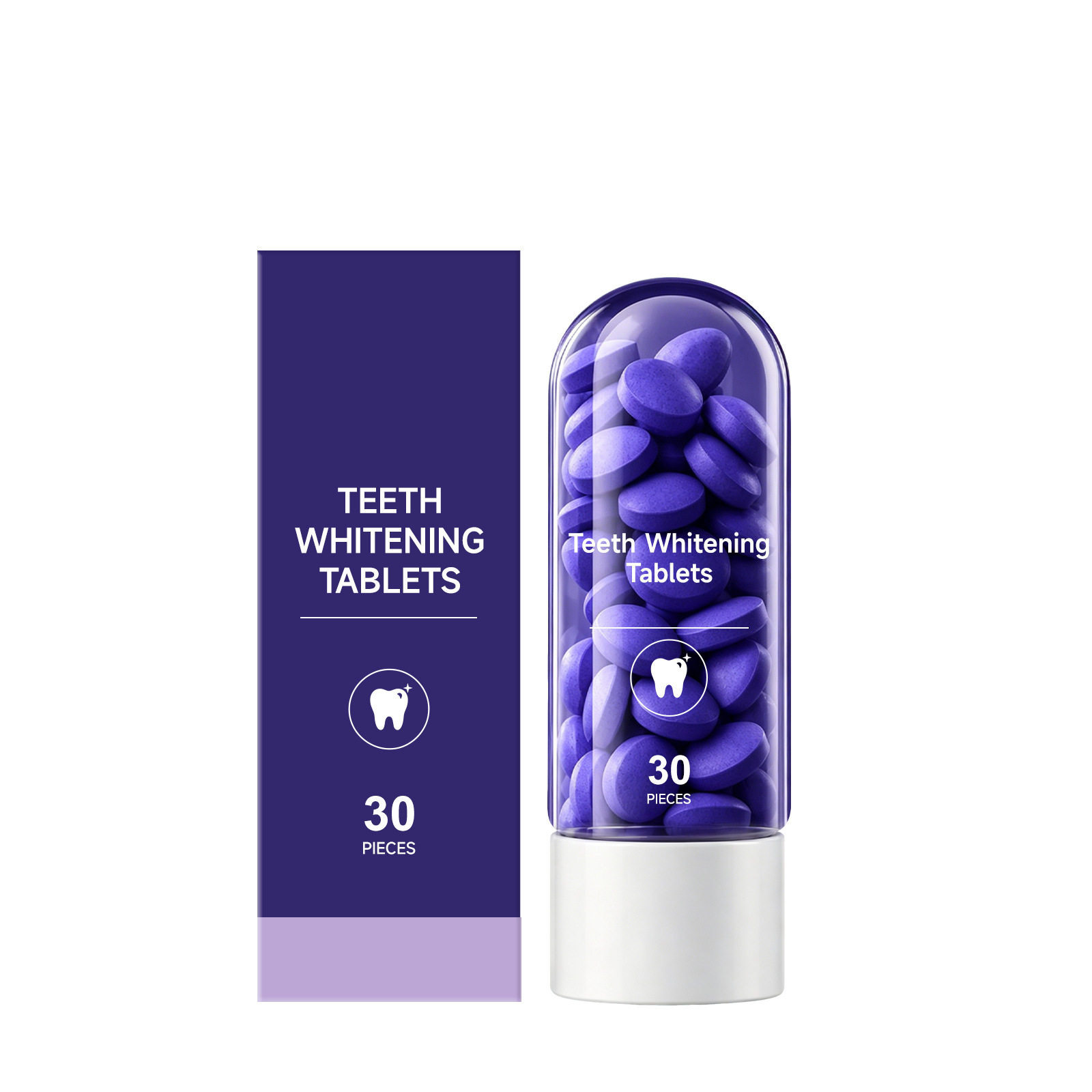 Purple Toothpaste Tablet