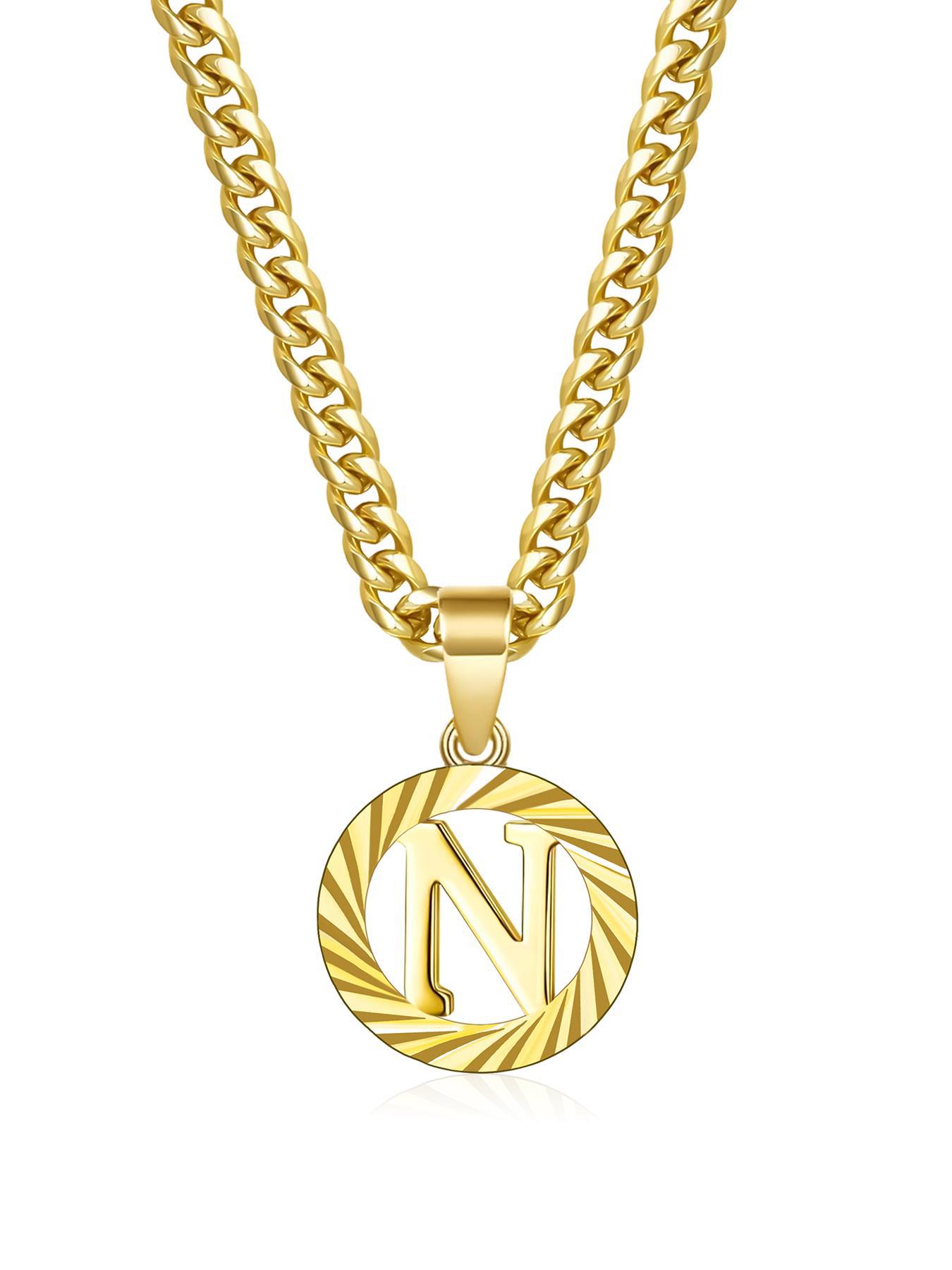 Simple Style Round 26 Letter Necklace