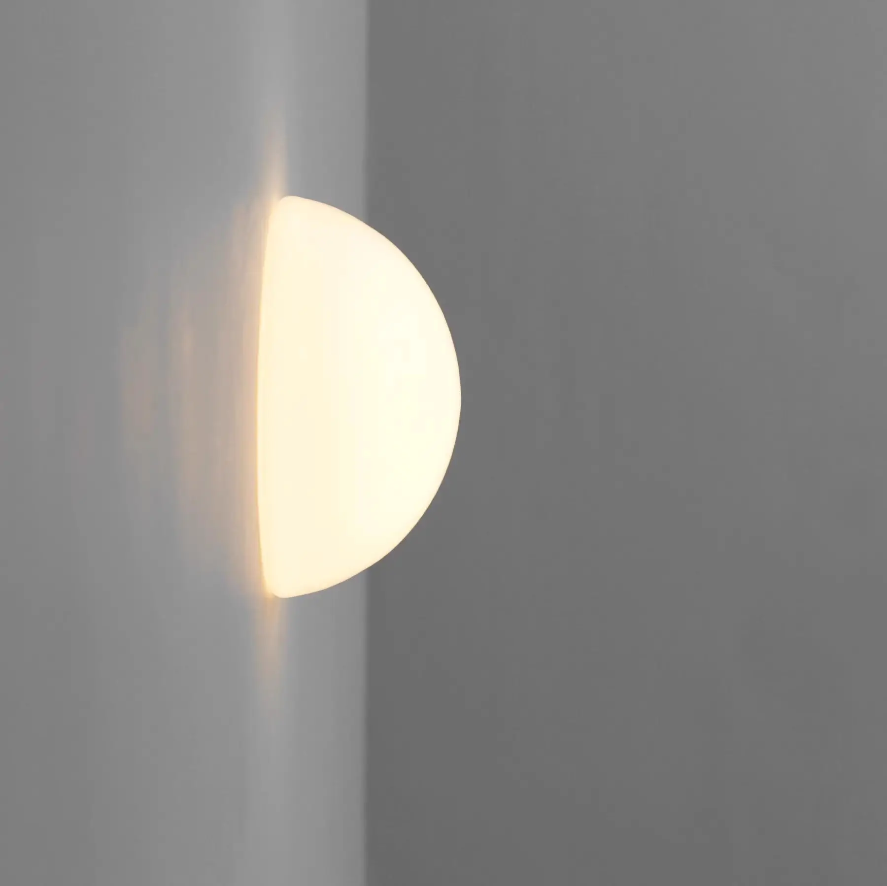Nordic Style Round Glass Wall Lamp