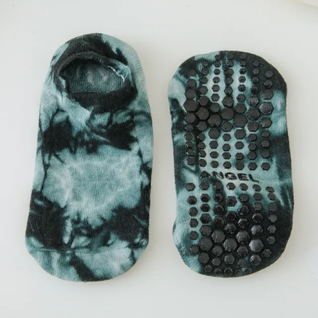Yoga Socks Children Fitness Anti slip Tie Dyed Black - Shop at LoveMi