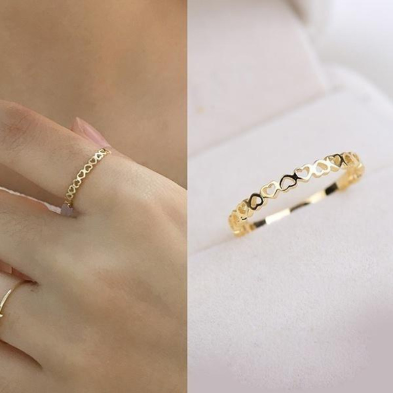 Fashion Heart-shaped Ring For Women