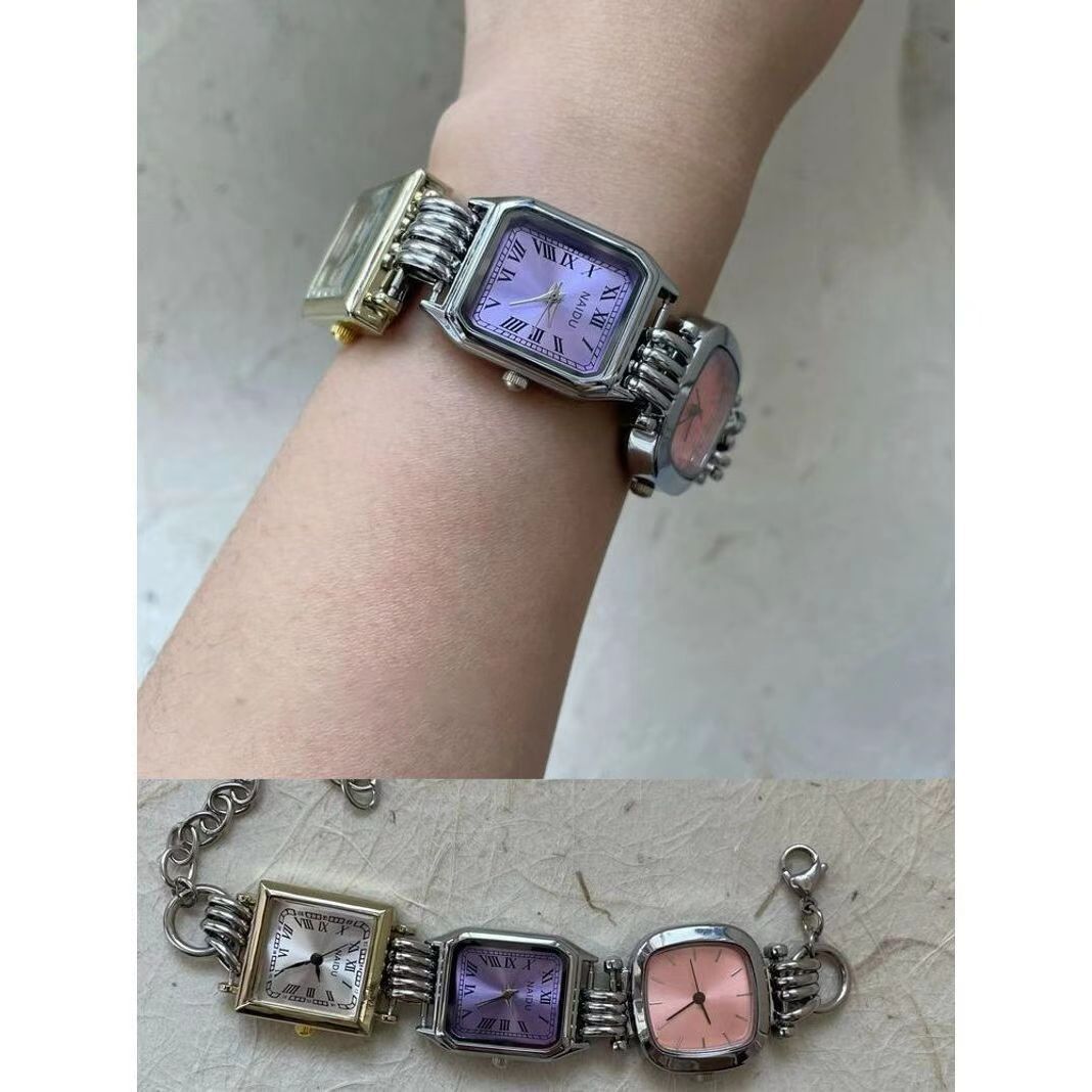 Niche Watches Clocks Bracelets Punk Vintage Retro Style