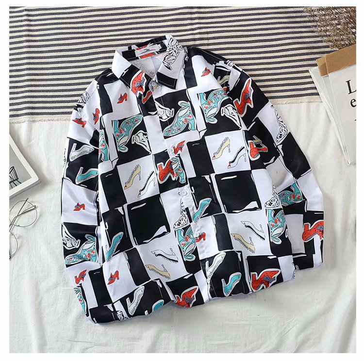 Title 5, Mens Thin Casual Print Shirt Jacket. Lightweig...