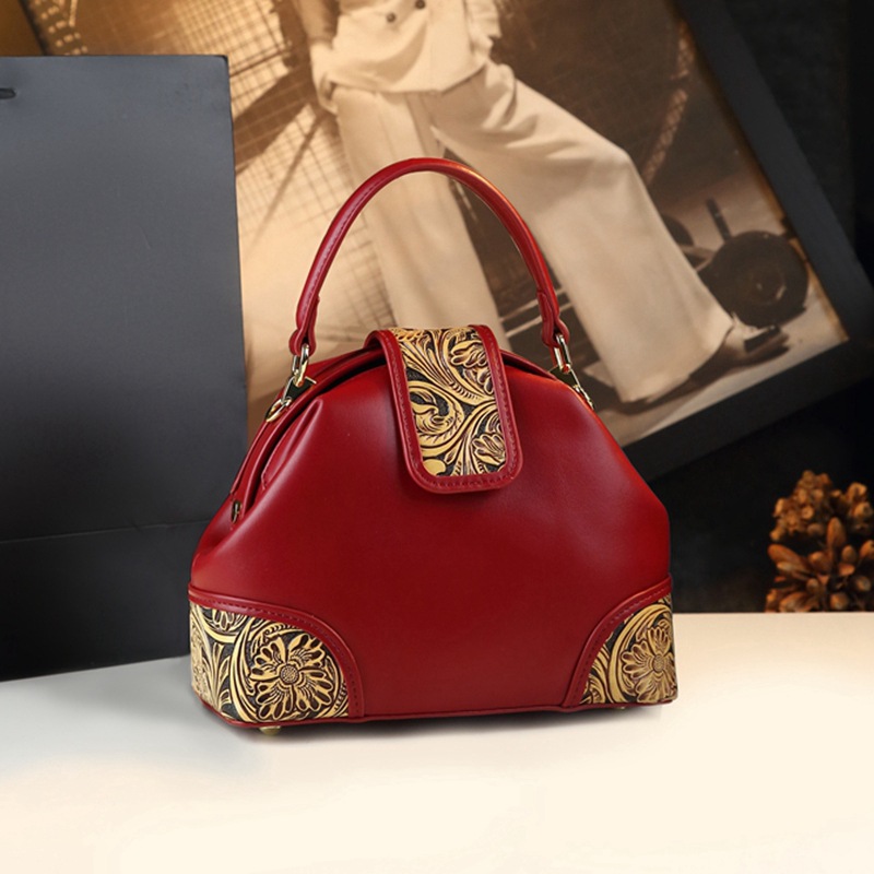 Faux Leather Shoulder Bag, picture 2 of 5