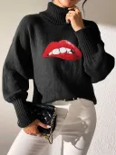 Black Red Lips