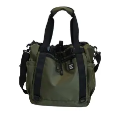 Men And Women Leisure Cargo Handbag - Green - View 1