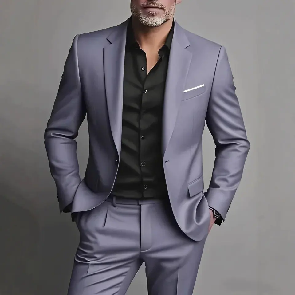 Men's Suit Set Slim Fit Casual Two-piece