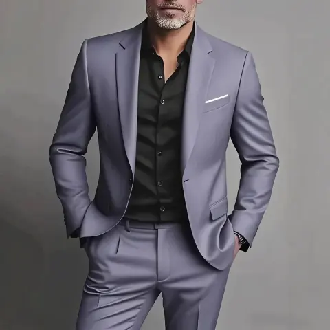 Men's Suit Set Slim Fit Casual Two-piece
