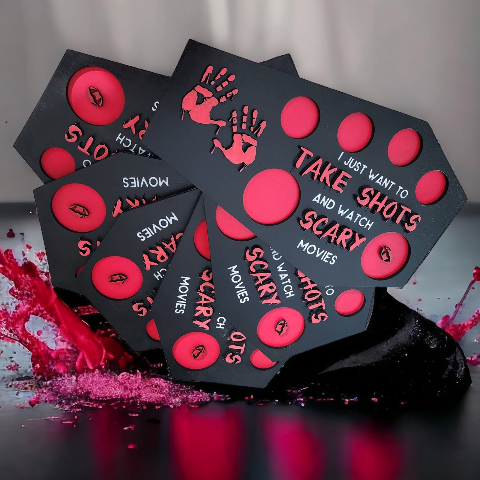 Halloween Horror Shooting Tray (Horror Ornaments-24x17x1cm)