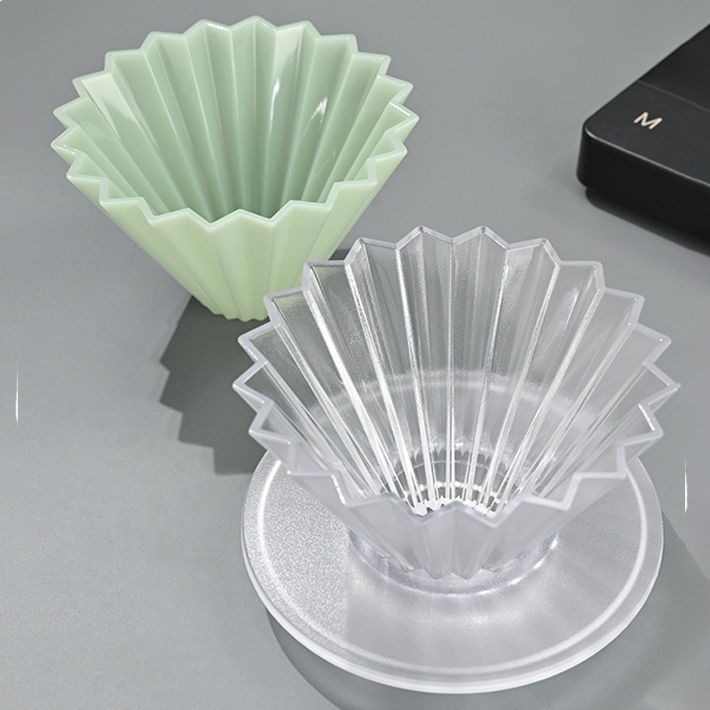 Household V60 Resin Drop-Resistant Pour-Over Coffee Dripper