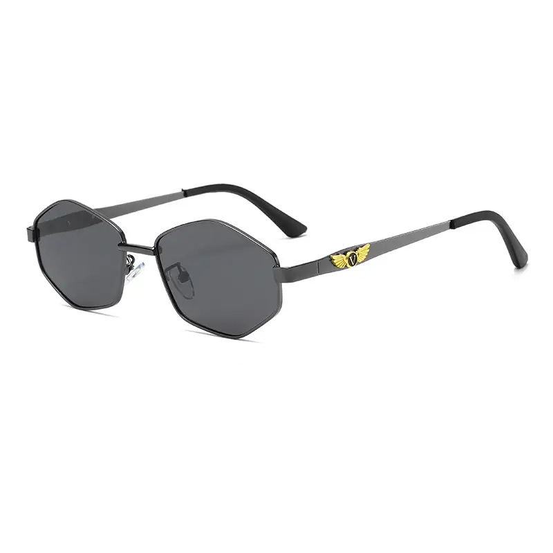 Mens Metal Sunglasses Polarized Lenses Summer Outdoor Shades For Men
