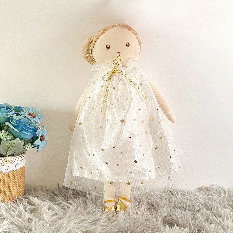 White Long Skirt Doll