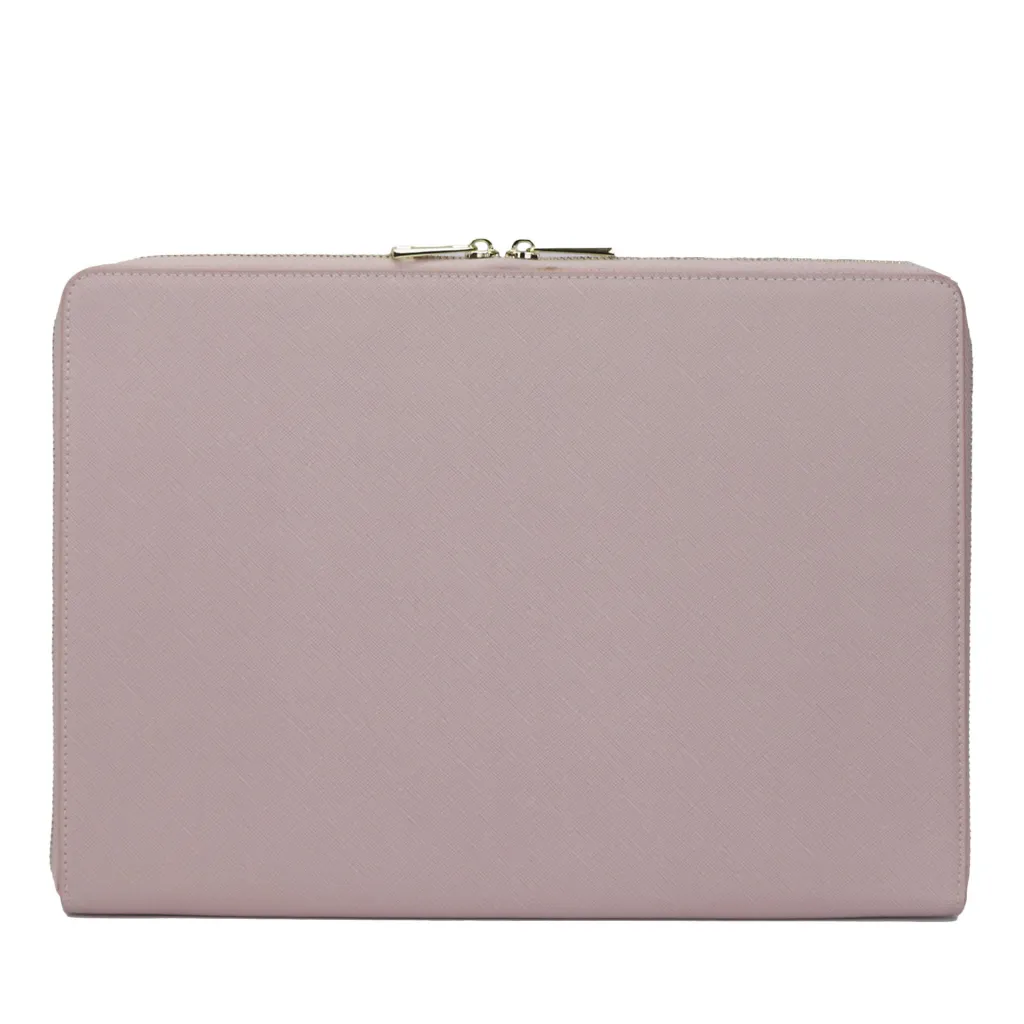 PU Leather Liner Portable Anti-fall Protective Case Clutch - Nude