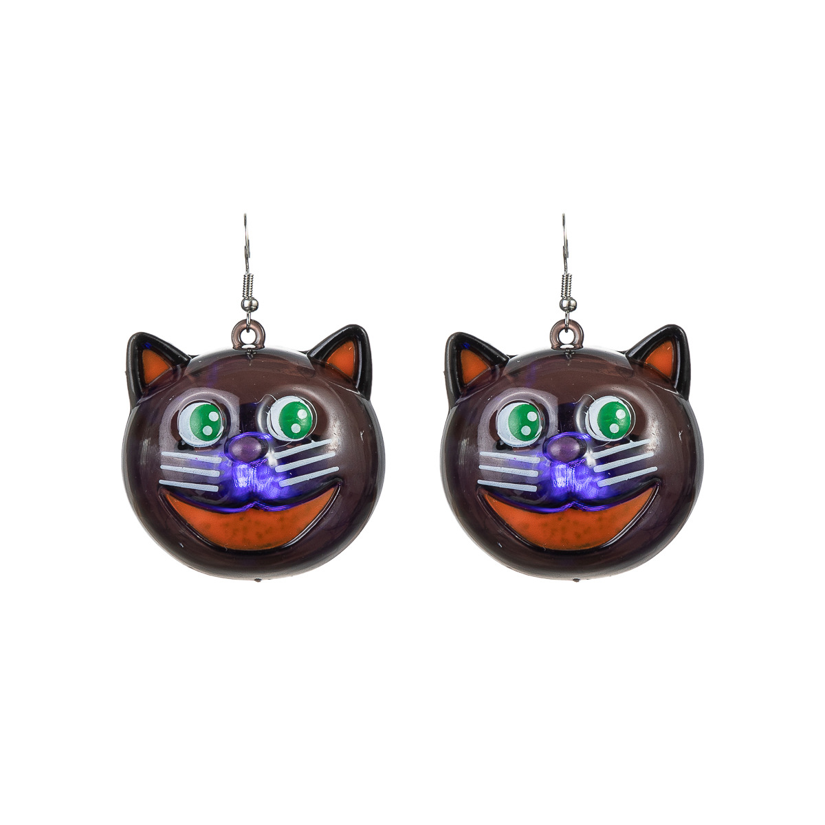 Halloween Led Cat Pendant Glow Necklace
