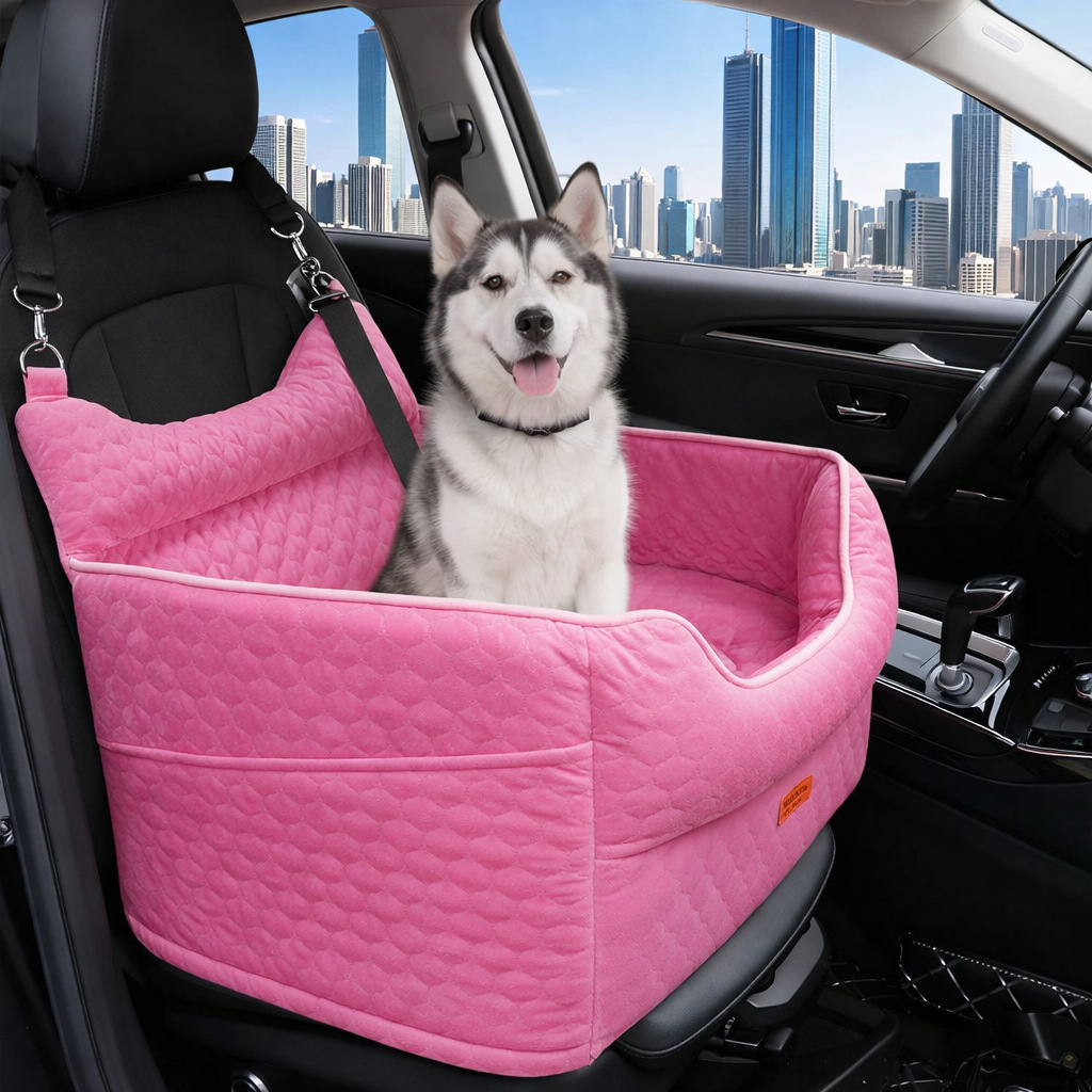 All-season Universal Car Seat With A Thickened Bottom Serving As A Dog Bed Or Sofa detail photo 1
