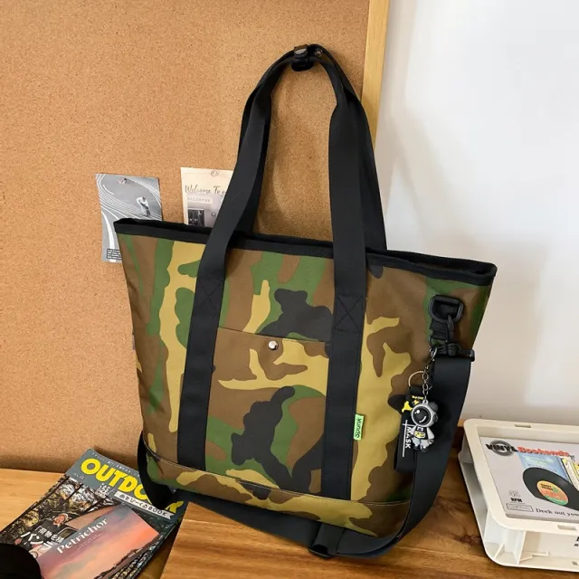 Tu Storage Hand Large Capacity Travel Sling Crossbody Bag Camouflage With Pendant - Shop at LoveMi