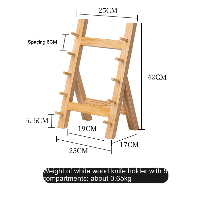 Pine 5 Knife Holder